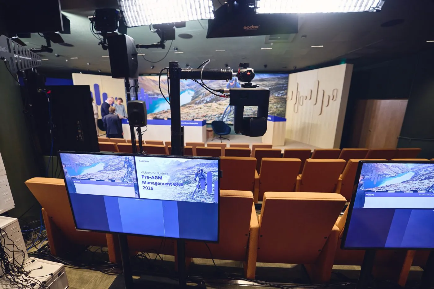 Nordea AGM 2026 — production setup and cameras